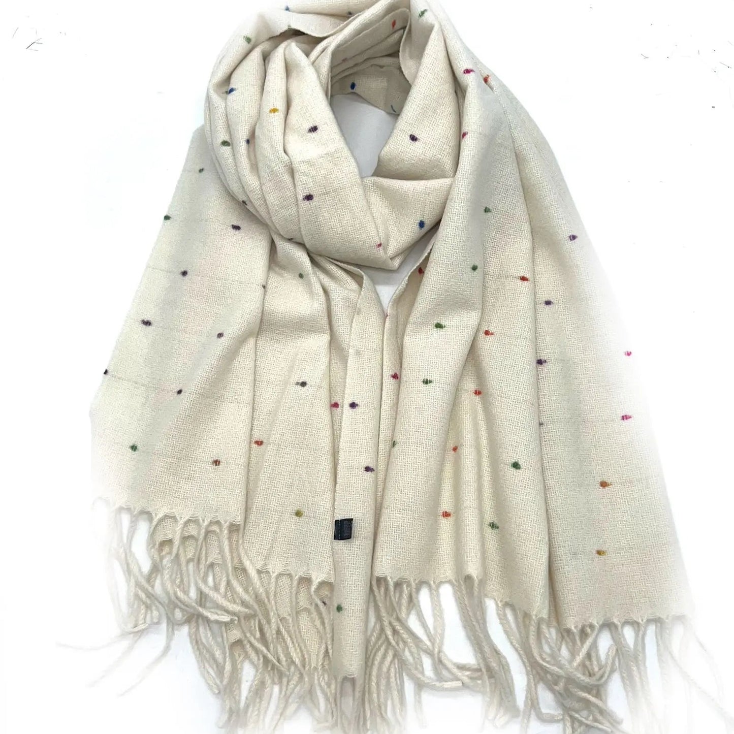 Écharpe douce écru