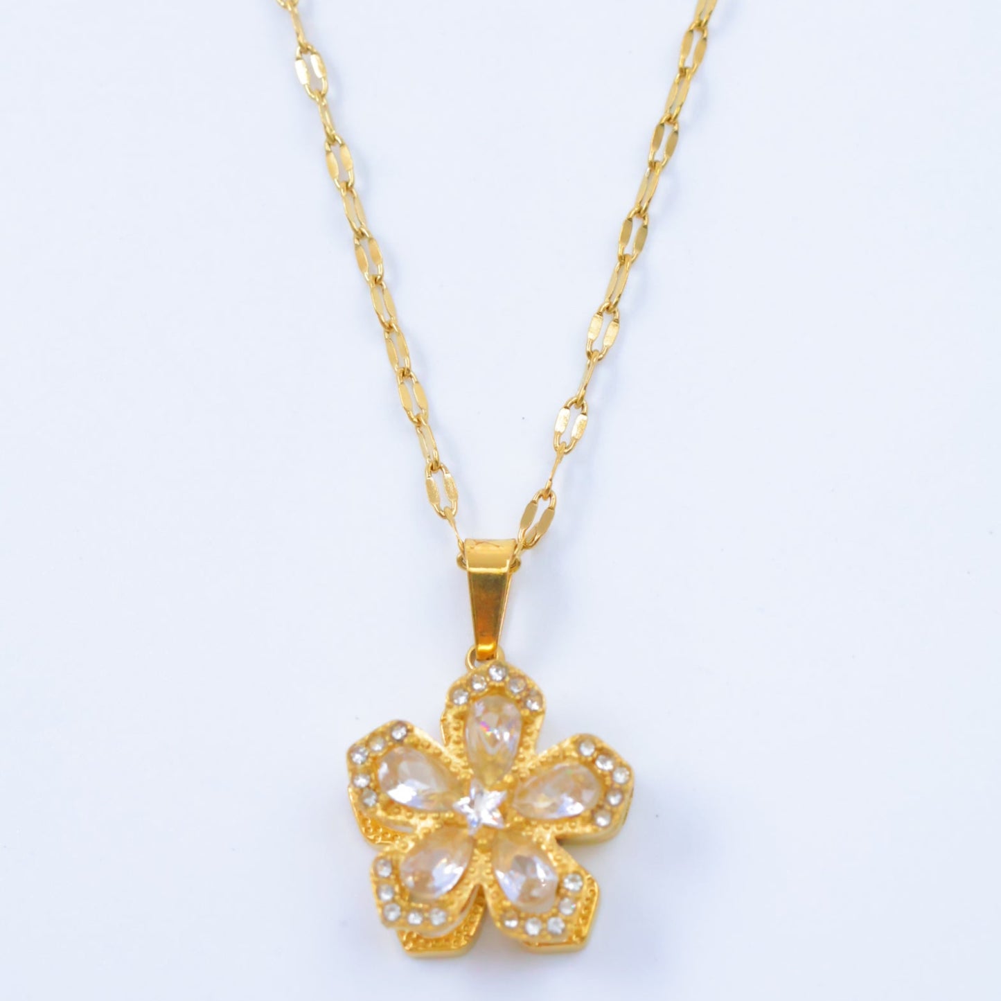 Collier Fleur – Bijou du quotidien en acier inoxydable | Mitsury