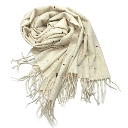 Écharpe douce écru